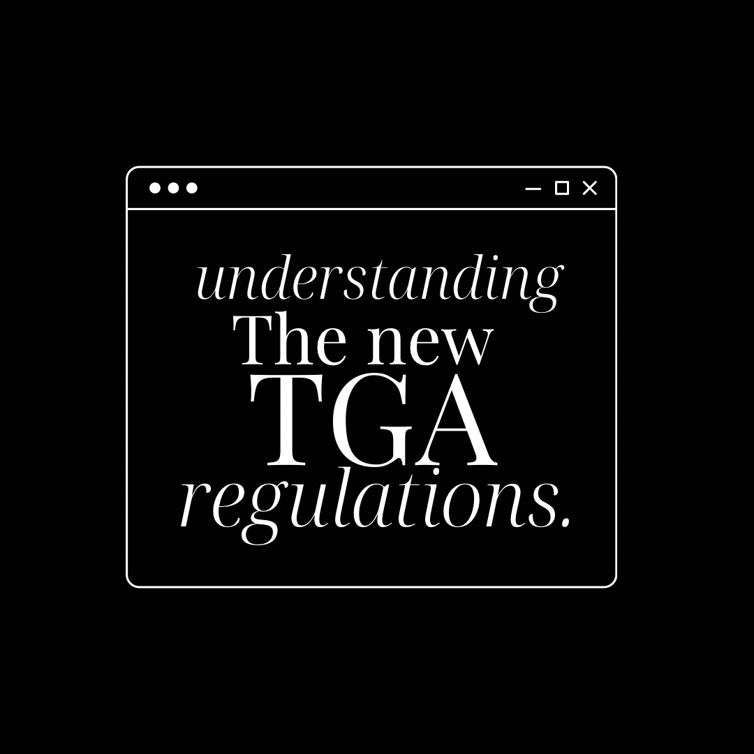 TGA updates to aesthetics industry
